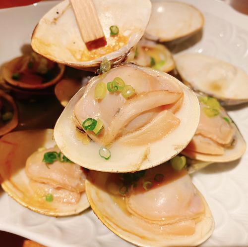 Wankoyaki clams with 6 different seasonings!