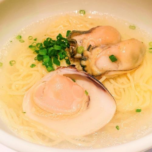 <Limited Edition> Warm Shio Soba with "Clams and Oysters"