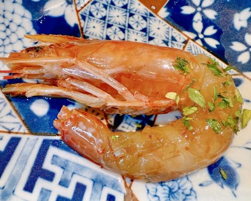 赤海老のすだち醤油漬