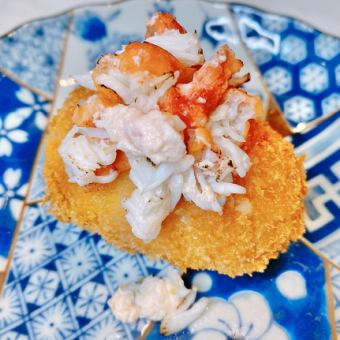 霞蟹奶油可乐饼