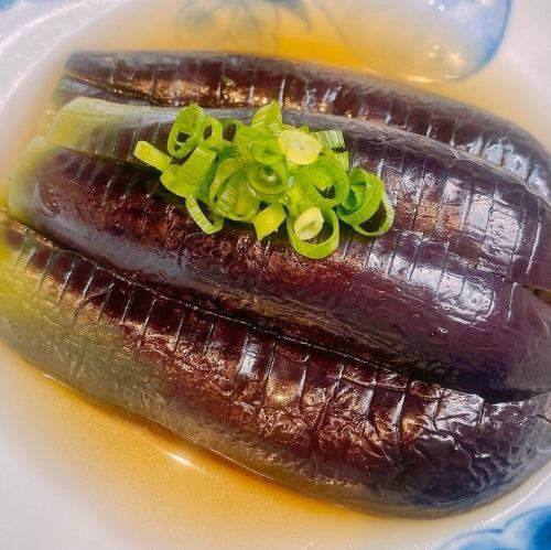茄子の揚げ浸しふわっと後のせ鰹節付