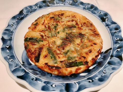 にら・玉ねぎチヂミ