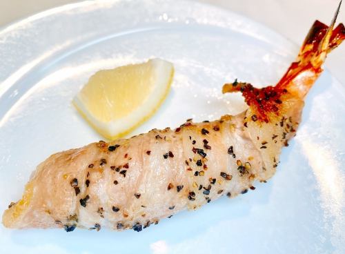 海老の青しそ肉巻