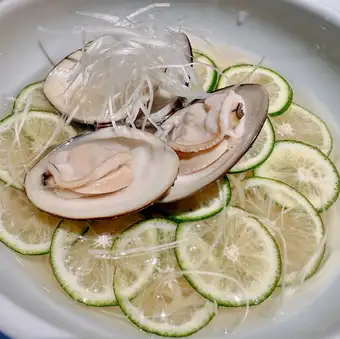 はまぐり・すだち冷たい潮そば
