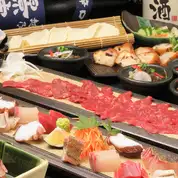 【全10品・2.5時間飲み放題】豪華刺盛りや馬刺しを含むゆらり特選コース5,000円