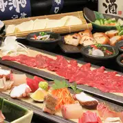 【全10品・2.5時間飲み放題】豪華刺盛りや馬刺しを含むゆらり特選コース5,000円