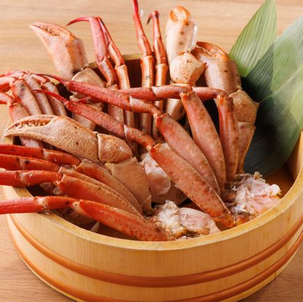 知る人ぞ知る“幻の蟹”【期間限定】まるズワイ蟹食べ放題コース　5,980円（税込6,578円）