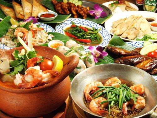 [Most popular ☆ Elephant Course ☆] 3 hours of all-you-can-drink! Choose from 9 dishes for 6,000 yen