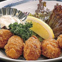 Hand-made fried oysters (3 pieces)