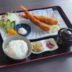 大海老フライ定食