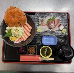まつ田ずわい丼御膳