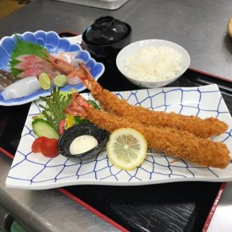 大えびフライ御膳(ご予約者様限定メニュー)