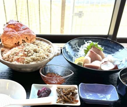 焼がに土鍋ひつまぶし御膳