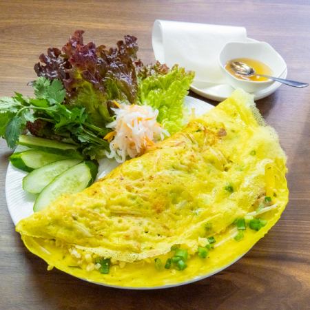 ベトナム風のおこのみやき