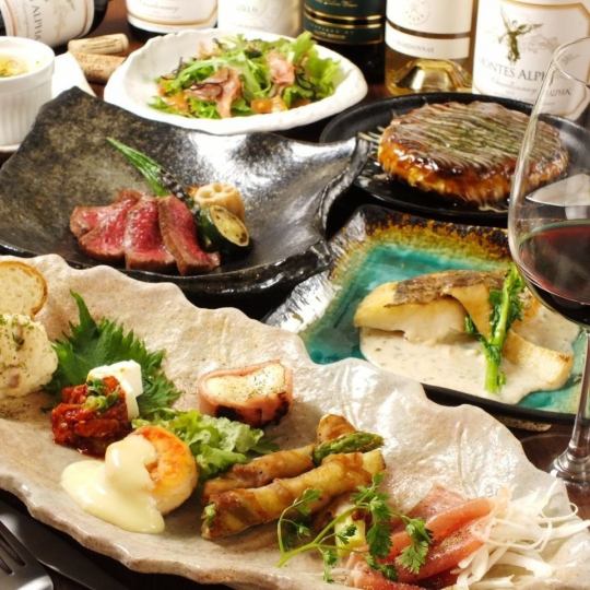 ≪Recommended for dates and drinking parties!≫ The owner's ``6050 yen (tax included) course'' total of 5 dishes