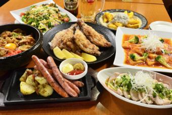 (3/1～）かもん王道コース《料理8品》+2.5時間飲み放題　4,500円