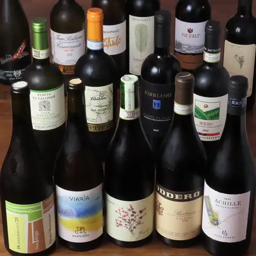 Carefully selected Italian wines!
