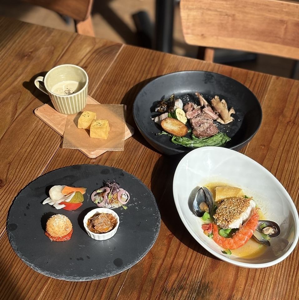 【荻窪/女子会/デート】旬の食材を使用したランチコース1980円～