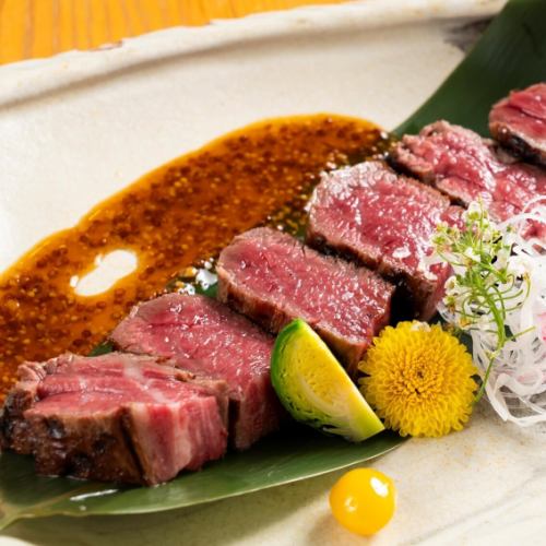 A special dish made with A4-ranked Omi beef [Omi Beef Misuji Steak] 2,800 yen (tax included)