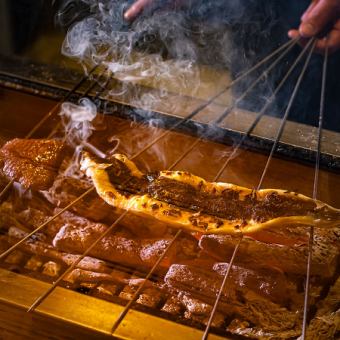 四季折々の食材をふんだんに使用した『産地直送鮮魚と炭火焼き4,500円（税込）コース』