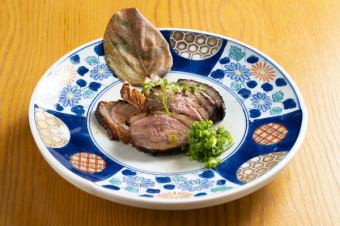 Duck loin grilled with yuzuan sauce