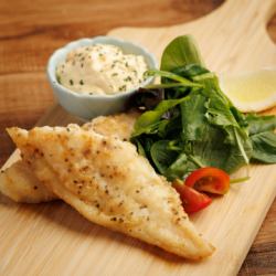 白身魚のムニエル ～自家製タルタル～