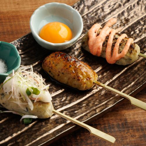 ふっくらジューシーな手ごねつくねをお好みの味で！