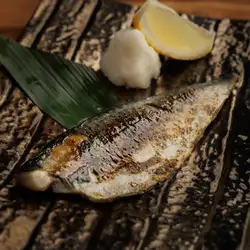 鯖の炭火焼き