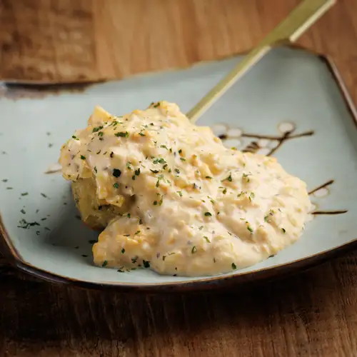 Hand-kneaded chicken meatballs with homemade tartar sauce