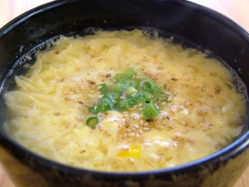 <スープ> 玉子スープ