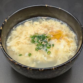 <スープ> 玉子スープ