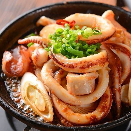 いかの鉄板焼
