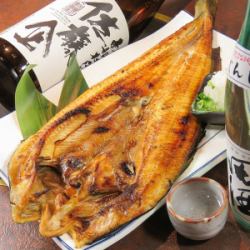 特大縞ホッケ炭火焼　　　　