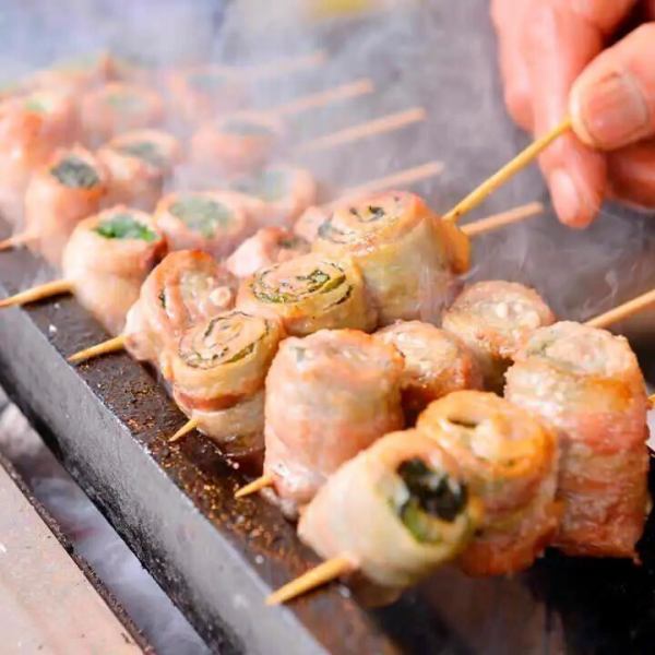 川越最安値★焼き鳥盛り合わせ!!8本が盛りついた焼き鳥をご賞味下さい