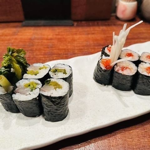 Specialty [Ate Maki] ``Perfect as a snack or a finishing touch!'' An addictive dish that can only be made at an izakaya specializing in seafood.