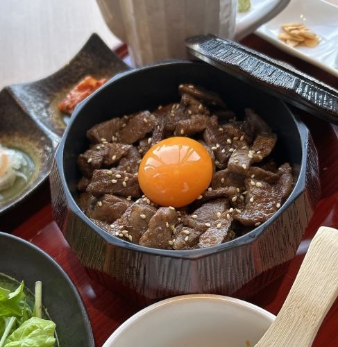 [Limited time lunch] 5,500 yen ⇒ 3,980 yen Ozaki beef yakiniku mabushi set meal + assorted 4 kinds of sweets