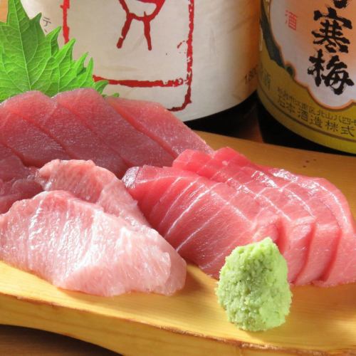 Tuna box (red meat, medium fatty tuna, large fatty tuna)
