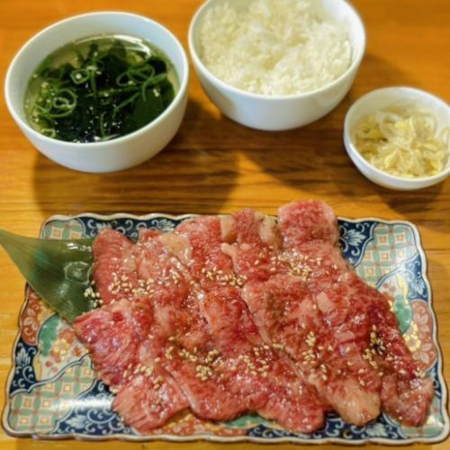 仙台牛カルビ定食2人前