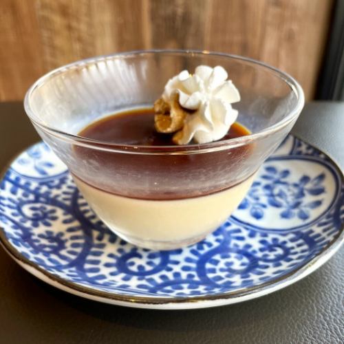 店内仕込みプリン
