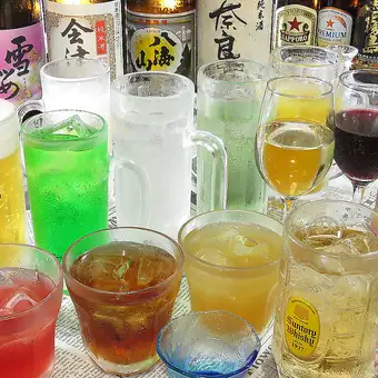 ≪平日(月～木)限定≫2H単品飲み放題!!◆1800円(税込)