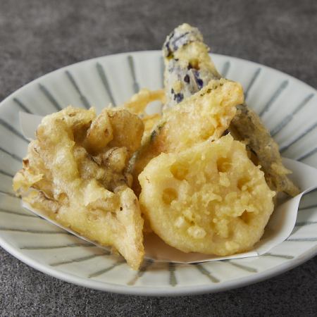 木ノ子と秋野菜の天ぷら