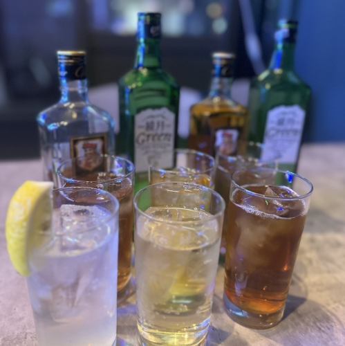 【お酒好きの方はたまらない！】利用時間が選べる飲み放題プラン！