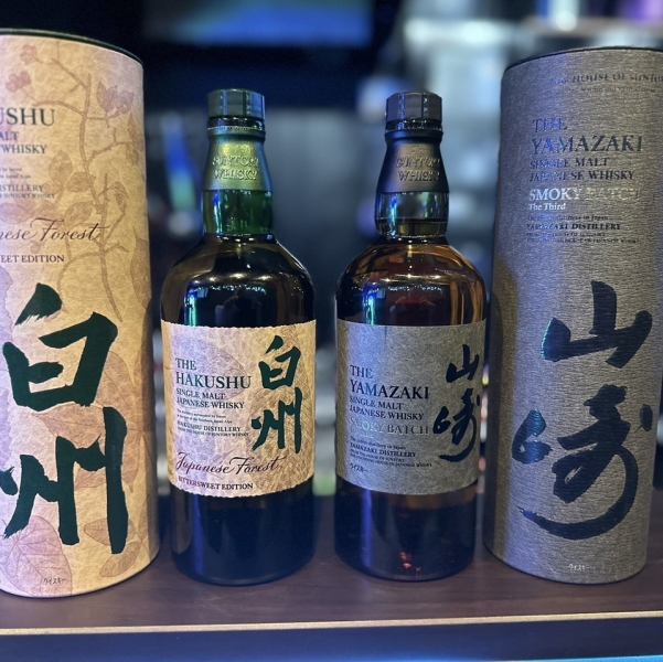 【希少な種類】限定の日本酒・ジャパニーズウイスキーなど取り揃えております