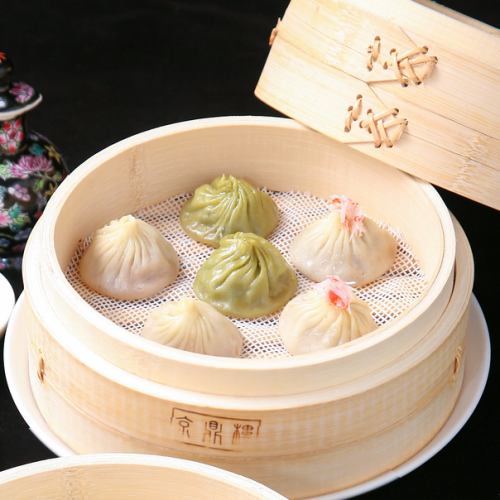 Three-color xiaolongbao (6 pieces)