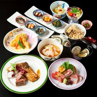 【大增冬季怀石料理】～油菜怀石（无限畅饮方案）～6,700日元（含税）
