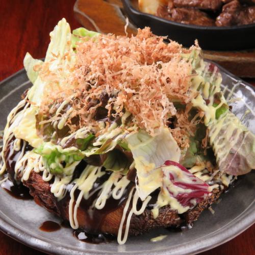 Okonomiyaki of potatoes