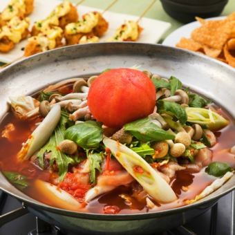 «We want quantity and quality For you with a balance-oriented perspective» Ichinoseki plan (whole tomato suki pot)