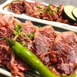 隨便精心挑選的肉。不論什麼時候吃的烤肉都好吃！在JR仙石久竹站附近輕鬆享用烤肉！
