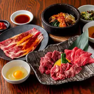 ボリュームセット　すき焼きカルビ付き　　お肉総量２６０ｇ！