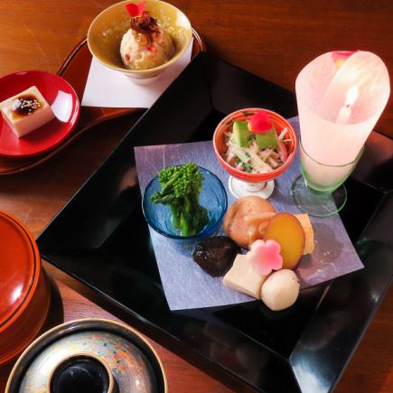 【昼の部】ランチコース料理(ミニ会席)　3300円(税込)